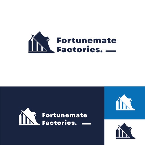 logo concept of a shoe factory