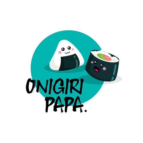 Logo Design . Onigri Papa