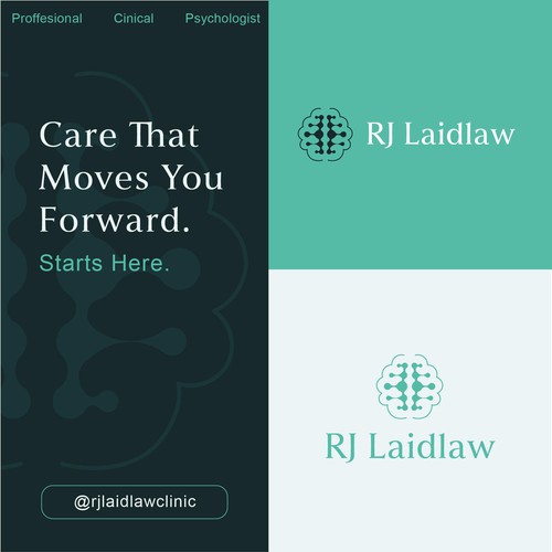 Clean Modern Logo Design for Clinical Psychologist