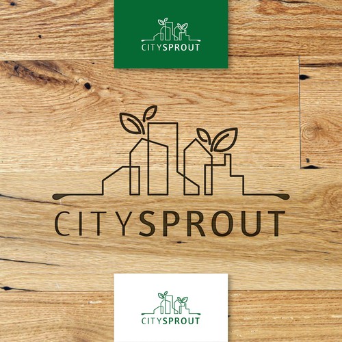 line art logo for citysprout