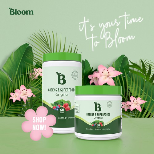 Instagram Ads for Bloom Nutrition