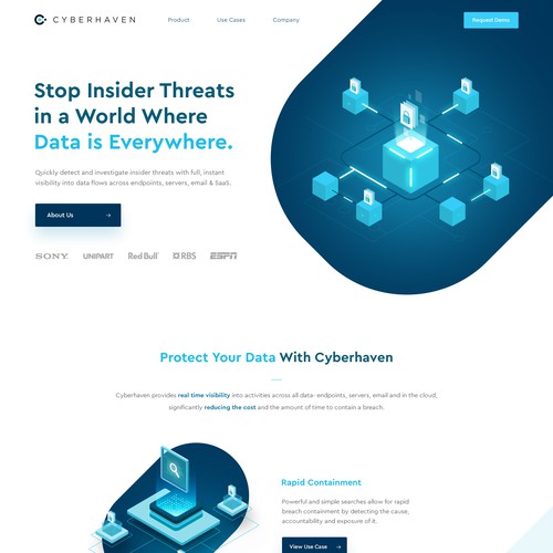 Cyber Haven Website Design