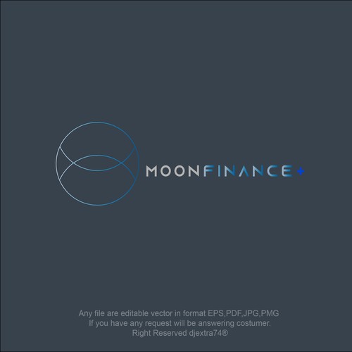 Moon Finance logotype proposual by djextra74