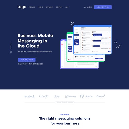  Messaging website
