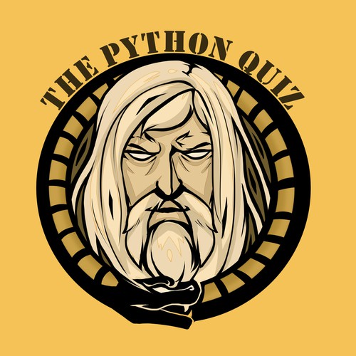 Logo "the python quize"