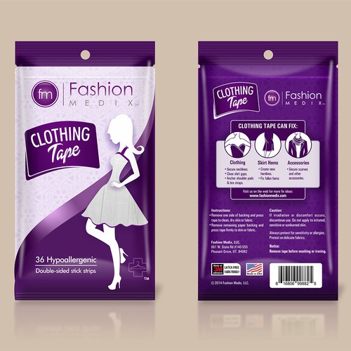 Create a clean, sophisticated, yet catchy label for Fashion Tape!