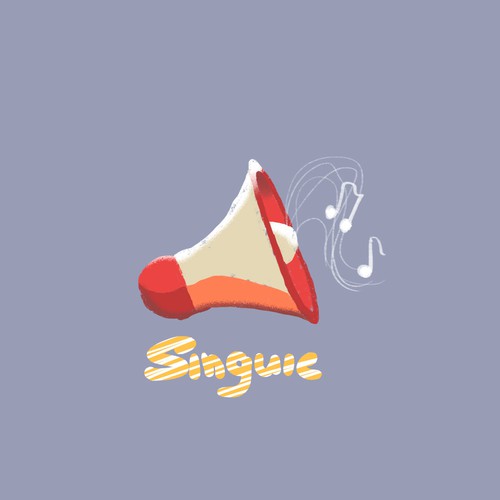  logo for music app