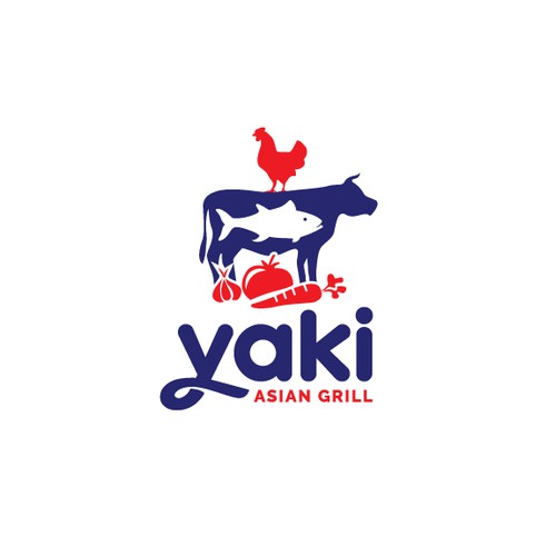 Logo design for Yaki Asian Grill