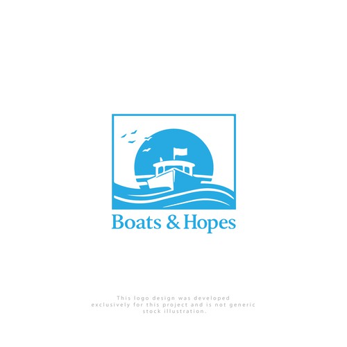 Logo design for Boats & Hopes