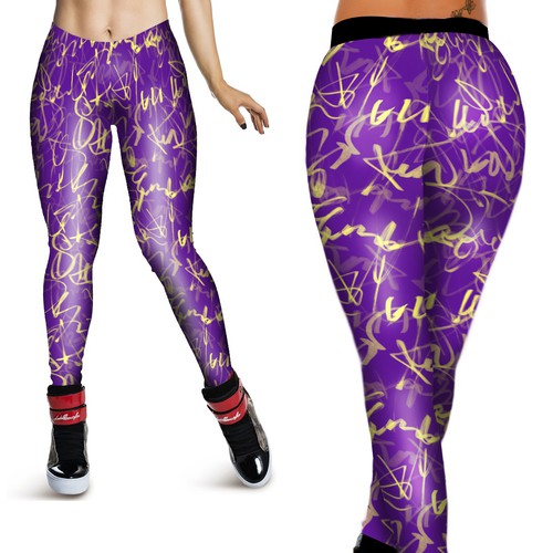 Create an awesome illustration for leggings print