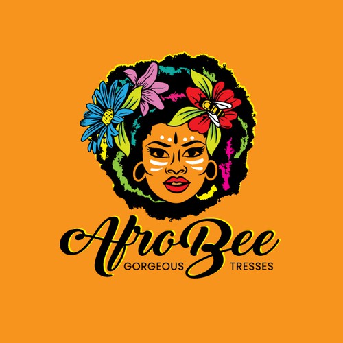 logo for afro hair products