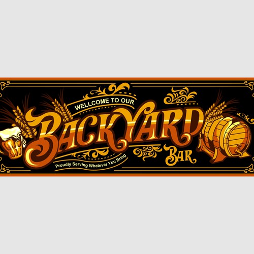 WALL SIGN DECORATIVE BAR