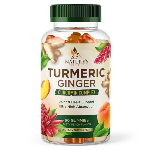 Natural Turmeric Gummies Design