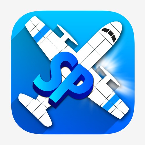 iPhone app icon for my new game, SimplePlanes
