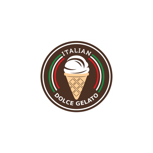 Bold authentic Gelato logo