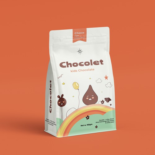 KIDS CHOCOLET PACKAGING POUCH!