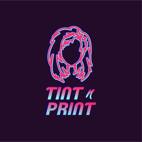 Retro Tint n Print Logo