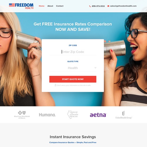 Website Design for Go Freedom Health