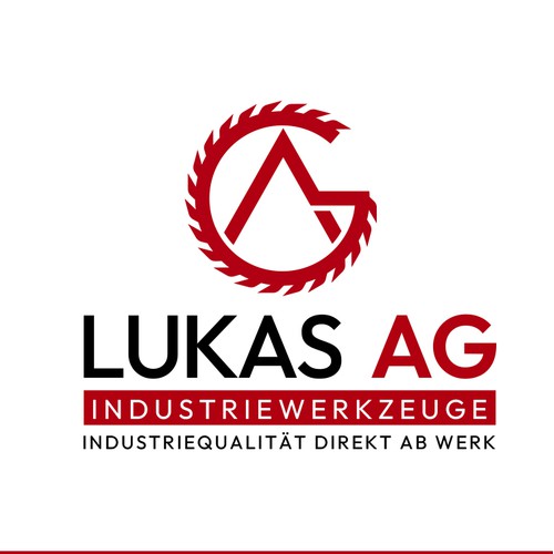 Industrial Tools & Manufacturing Logo Design | Lukas AG Branding