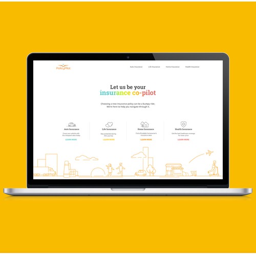 Modern Website for PolicyPilot Insurance