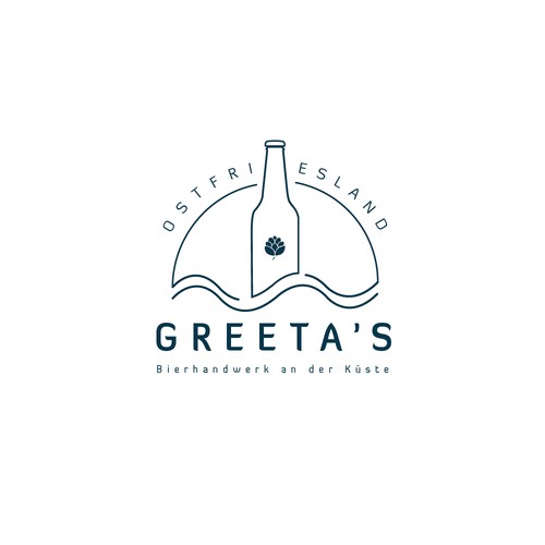 Minimalist logo concept for Greeta's