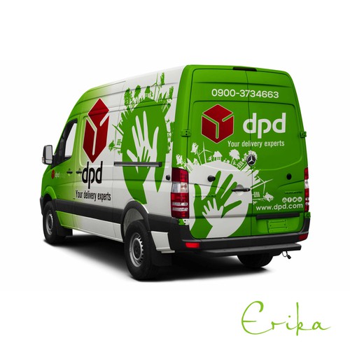 Nachhaltiges Auto-Branding für führenden Paketdienstleister