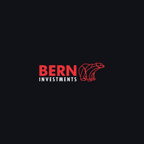 1920s, art deco logo concept for Bern Investments
