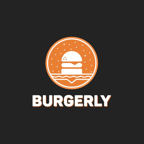 Burgerly: Logo for burger shop