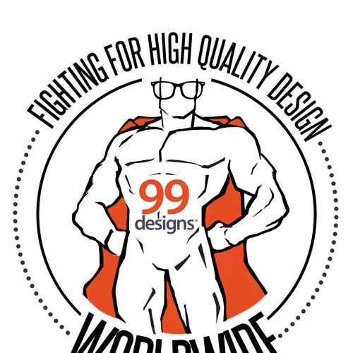 Superhero design for 99Designs