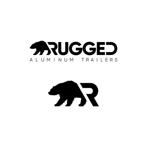 Tough, outdoor-oriented logo that avoids cliches