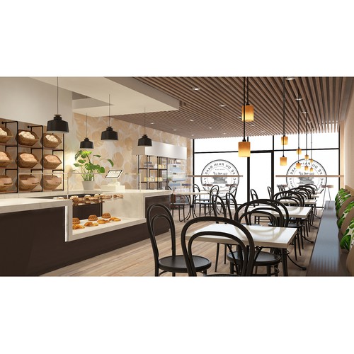 Cafe & Bakery Interior Design 