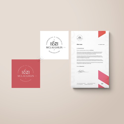 Branding Design for E&E McLaughlin