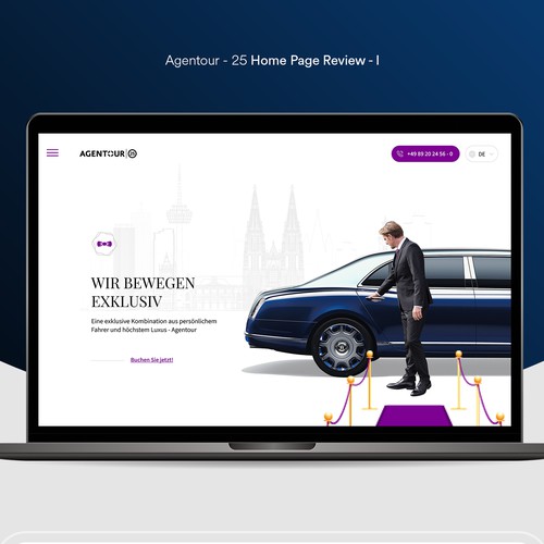 Top motivated Designer wanted - New Homepage - Luxury Chauffeurservice