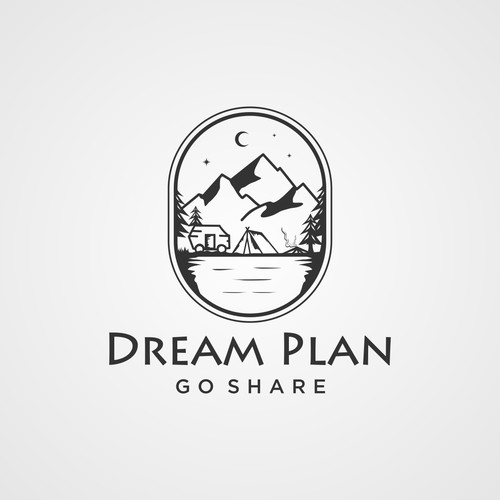 bold logo concept for DREAM PLAN