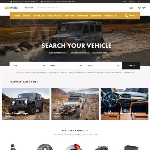 Design concept for car parts