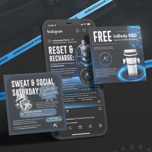 Ambassador Fitness and Performance SM pieces