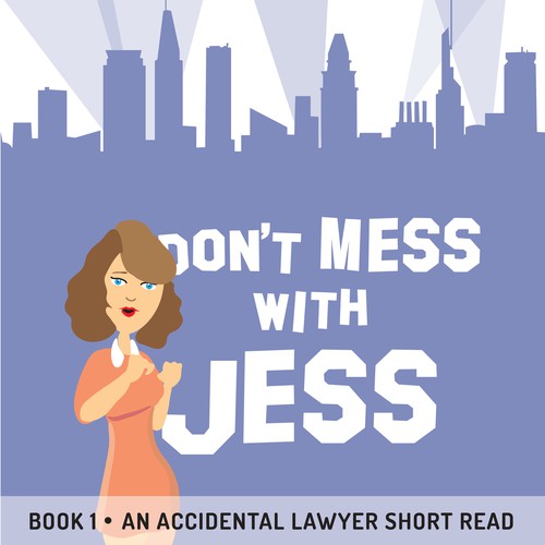 Art Deco Book Design for Humorous Lawyer e-book.