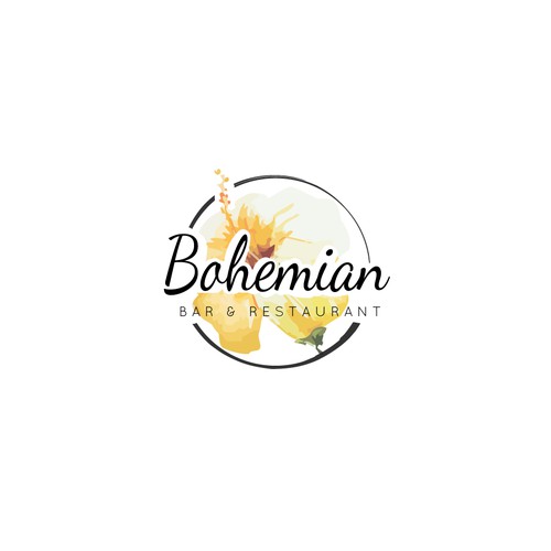 Logo concept for Bohemian Bar