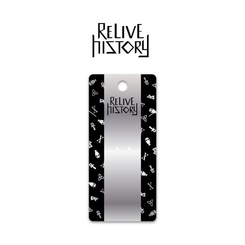 Tag Design for "Relive History" Jewelry