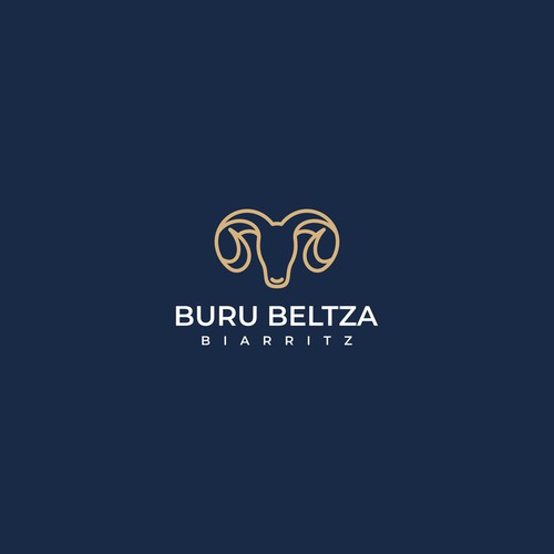 trendy and classy logo in Basque country atmosphere