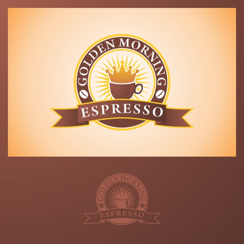 logo for Golden Mornings Espresso