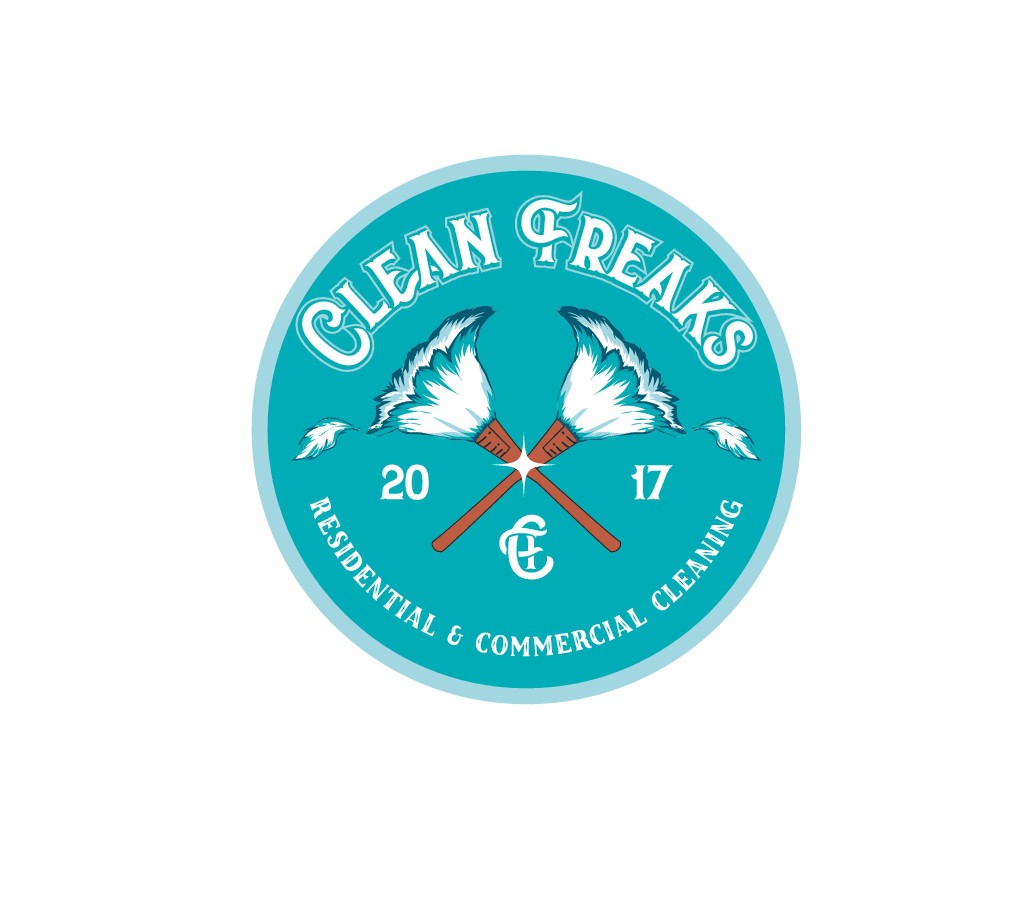 GUARANTEED: Retro, Pin up,  and Fun Cleaning Company Logo