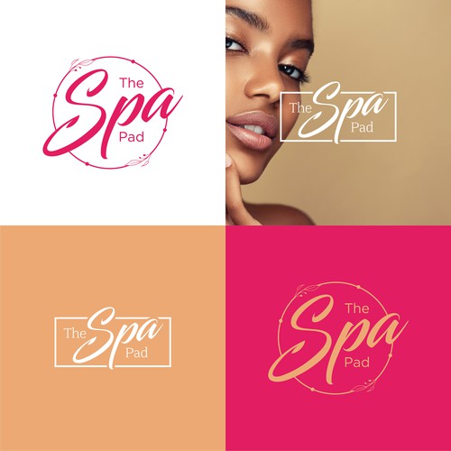 The Spa Pad Logo Design.