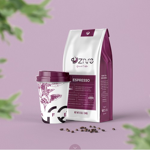 Dzive Coffee Shop Packaging Concept