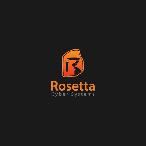 bold logo concep for Rosetta Cyber System