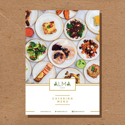 Cover for menu book