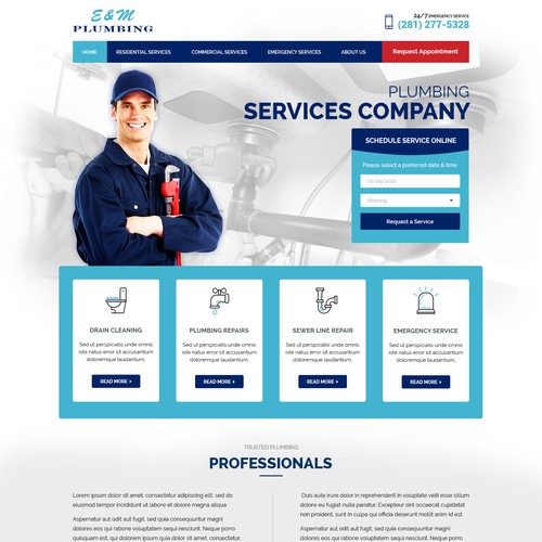 Pluumbing Services homepage