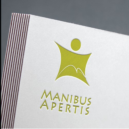 Logo concept for religious foundation : Manibus Apertis