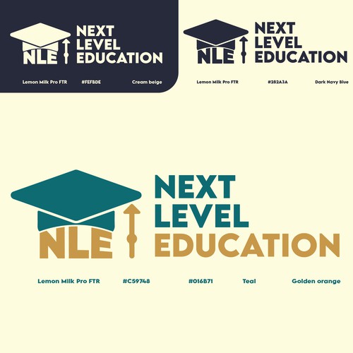 Modern friendly logo for a new academy