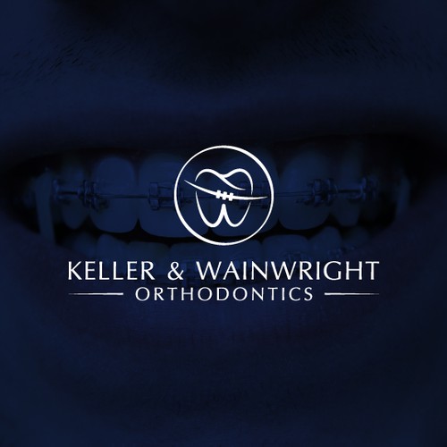 Bold logo concept for "Keller & Wainwright Orthodontics"